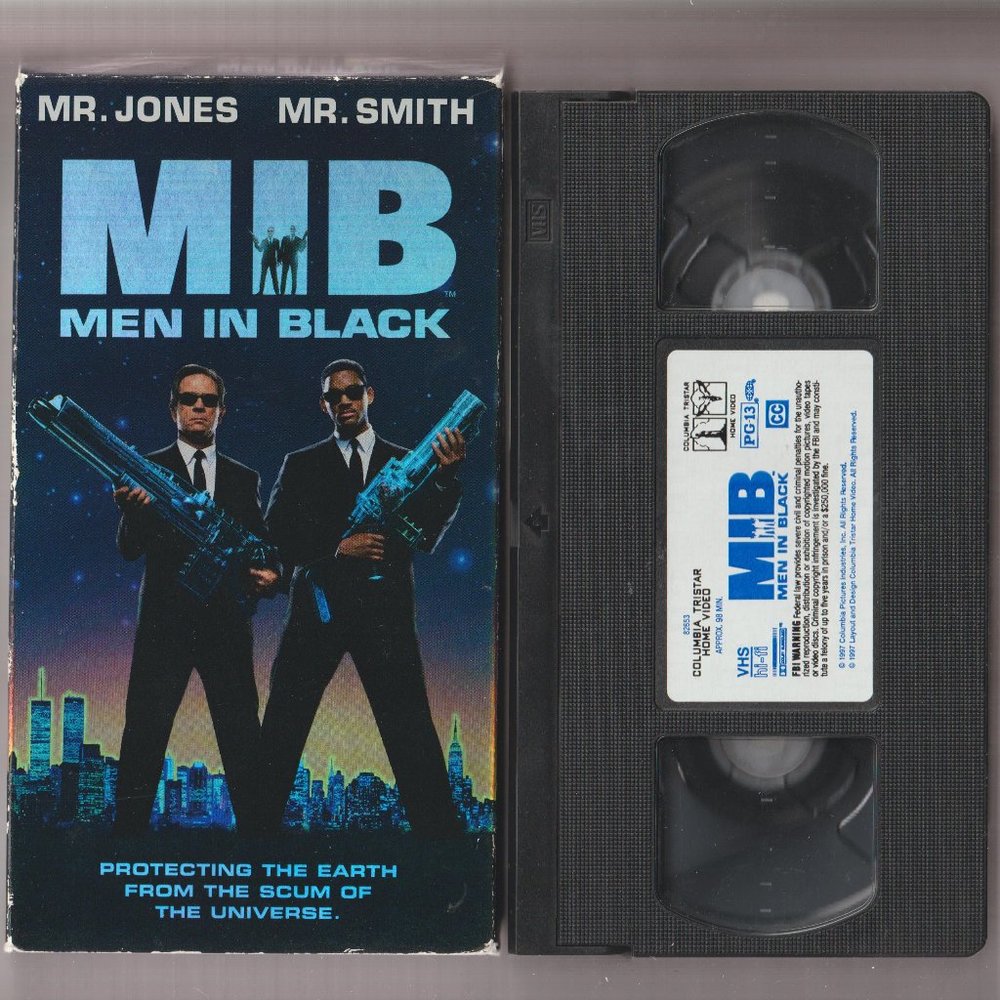 MIB: Men In Black VHS  Will Smith, Tommy Lee Jones